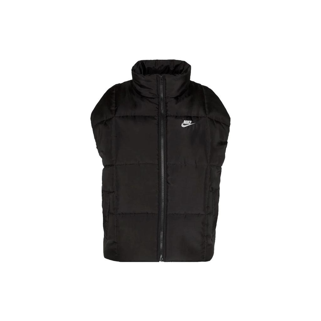 Nike Sportswear Classic Solid Color Loose Warm Vest Women Vests Black FB7679-010
