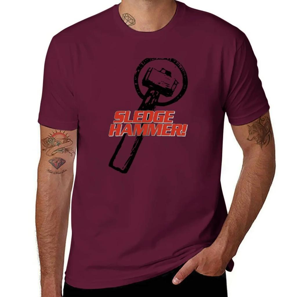 Sledge Hammer! T-Shirt Essential T Shirt Anime Tshirt Oversized T Shirt New Edition Compression Shirt Men