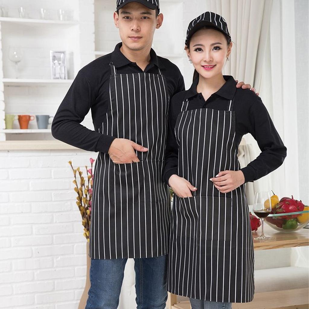 Adjustable Kitchen Organizer with Black Stripes and 2 Pockets, Polyester, Multifunctional Storage Rack