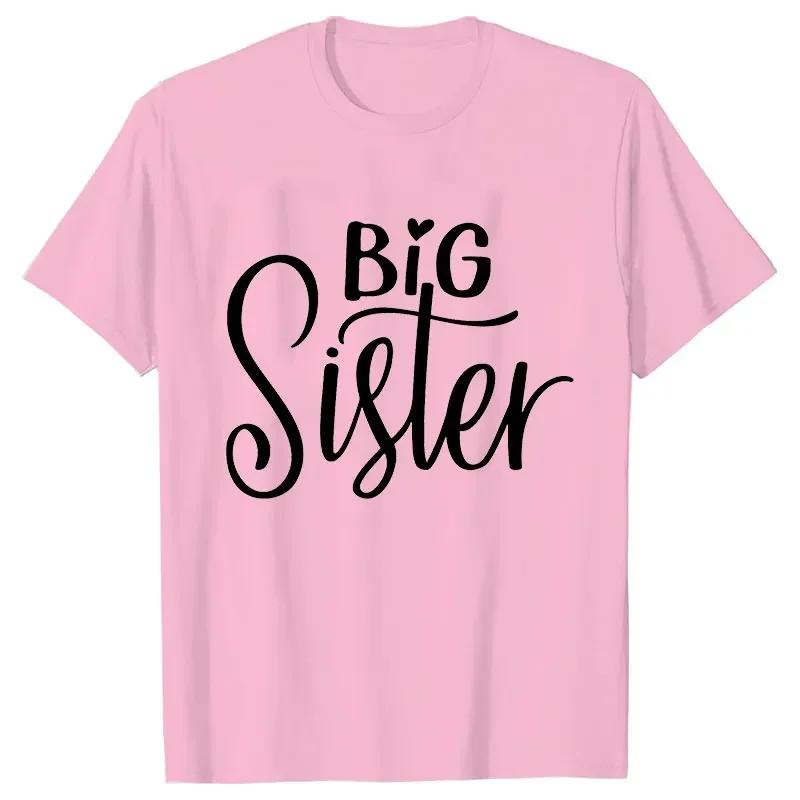 Kurzarm Mode Damen T-Shirt Große Mittlere Schwester Passende T-Shirts Damen Lässiges Oberteil T-Shirts Cartoon Grafik T-Shirts