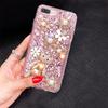 Glitter Rhinestone Phone Case compatible with For iPhone 17 16 15 14 13 12 11 Pro Max Air mini 16e 8 7 Plus X XS XR Crystal Floral Bear Design Cover