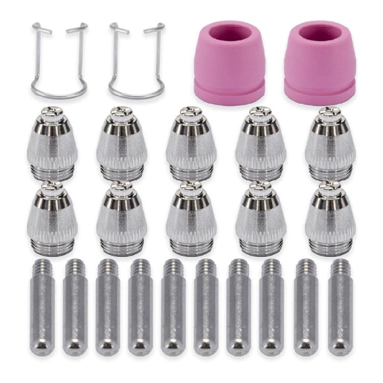 

Plasma Cutter Torch Consumables Electrode Nozzles Cup Galvanized Copper Ceramics 1