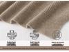 100% Pure Cashmere Knitted Shawl: All-Season Versatile Scarf & Cape