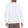 Nike Embroidered Logo Crew Neck Long Sleeve T-Shirt Men White DO7390-100