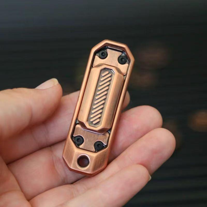Mechanical Slider Magnetic Push Card Pushing Plate Haptic Coin EDC Metal Stress Reducing Toys Antistresse Relieving Anxiety