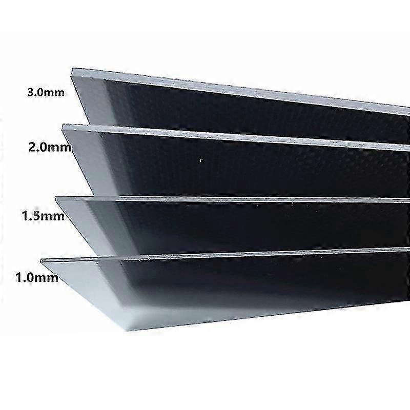 3k Carbon Fiber Plate Sheet 125mm X 75mm X 2mm Thickness Pure Carbon Fiber Board