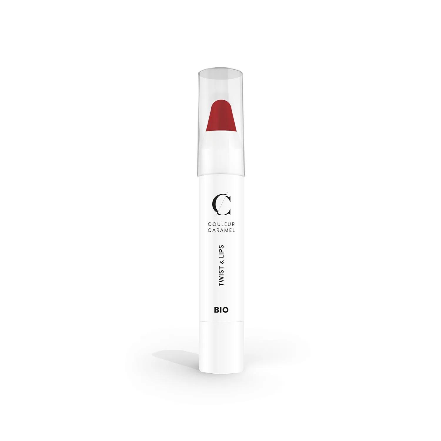 Couleur Caramel Twist y Lips Barra De Labios 405 Matt Red 1 ун.