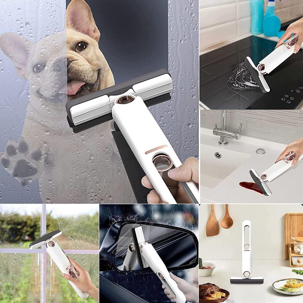 Portable Mini Squeeze Mop Home Kitchen Car Cleaning Mop Desk Cleaner Window Glass Sponge Cleaner Household Cleaning Tools