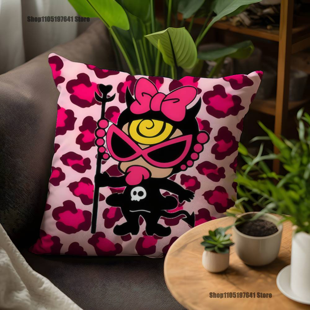 H-Hysteric M-MiniES Pillow Case For Sofa Decor Car Office Room Printing Cushion Cover Decorations and Protector