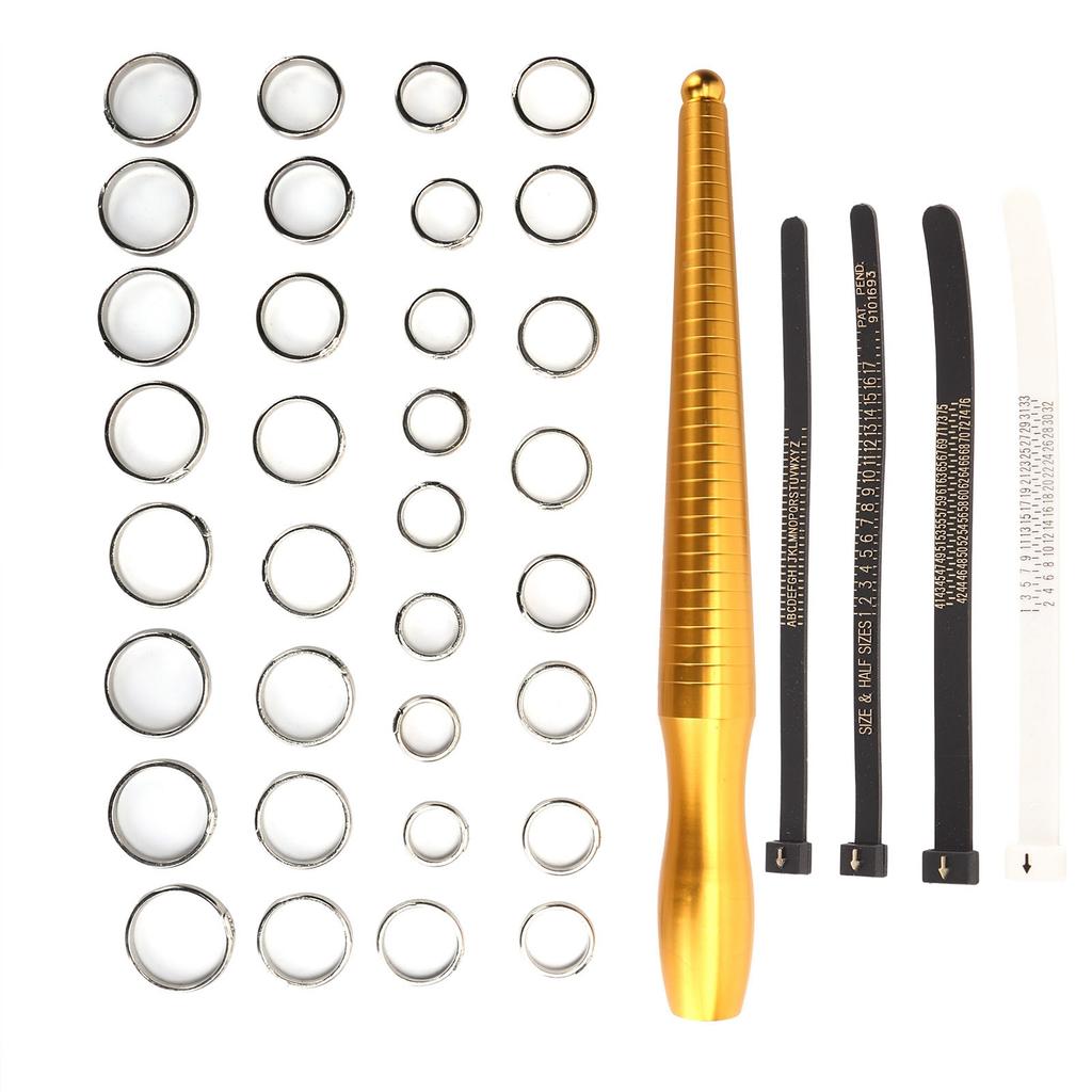 Profesyonel Yüzük Mandreli Çubuğu Parmak Ölçer Yüzük Ölçer Ölçüm Aleti Takı Aletleri