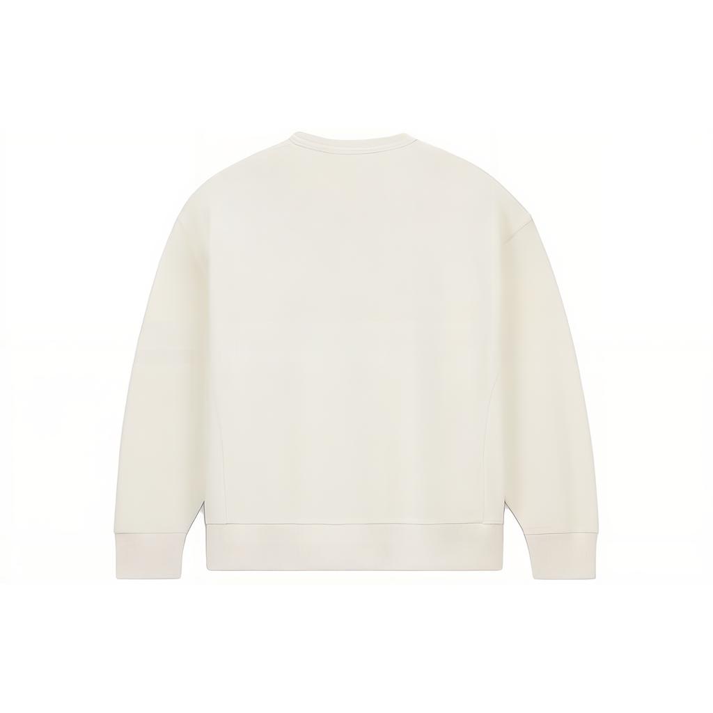 New Converse FW23 Gold Label Series Sweatshirts Unisex Ivory 10025916-A02