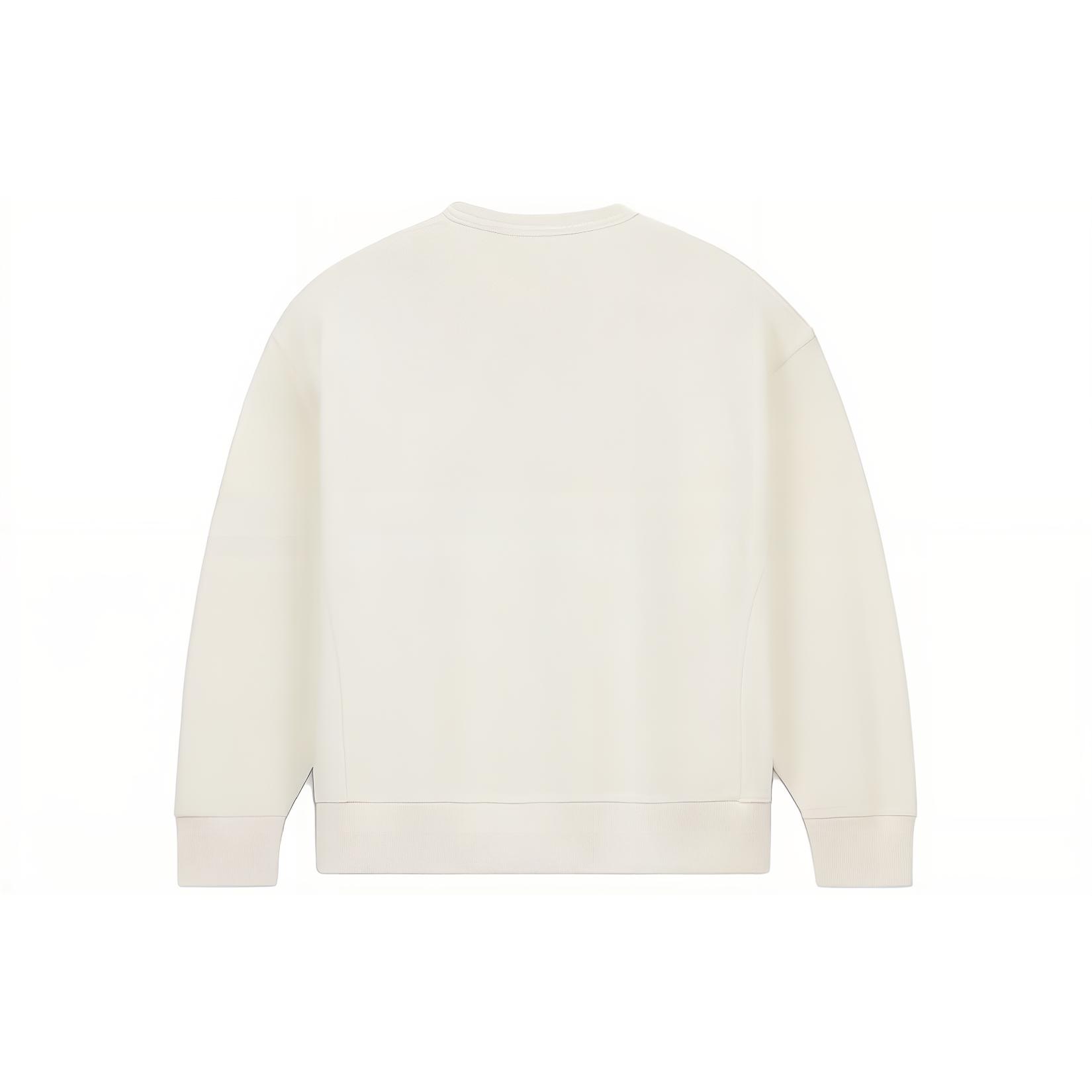 

New Converse FW23 Gold Label Series Sweatshirts Unisex Ivory 10025916-A02 XXXL