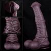 Extra Large Silicone Realistic Dildo - Unisex Anal Plug for Men & Women, Body-Safe Backdoor Self-Pleasure Adult Toy
