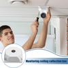 Security Camera Junction Box 3.5Inch Indoor Square Cameras Junction Base Box Removable Enclosure for Campus Parking Lot