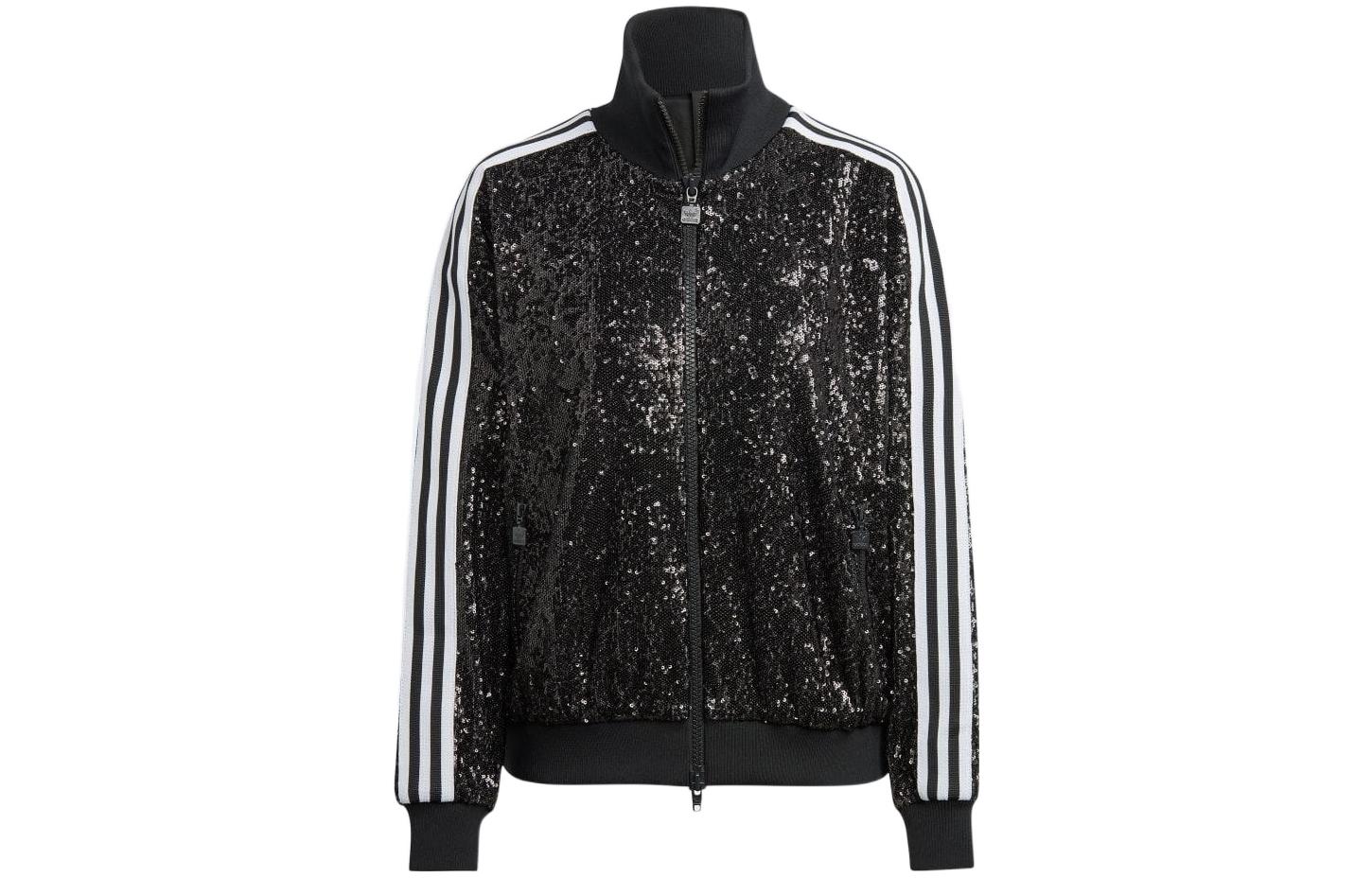 

adidas originals Blue Version Sequin Beckenbauer Track Jacket Gender Neutral Black HM2054 XXXS