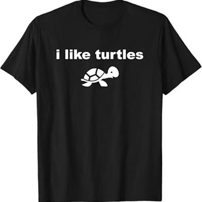 Minimalist Turtle T Shirt Simple Turtle Graphic Tee