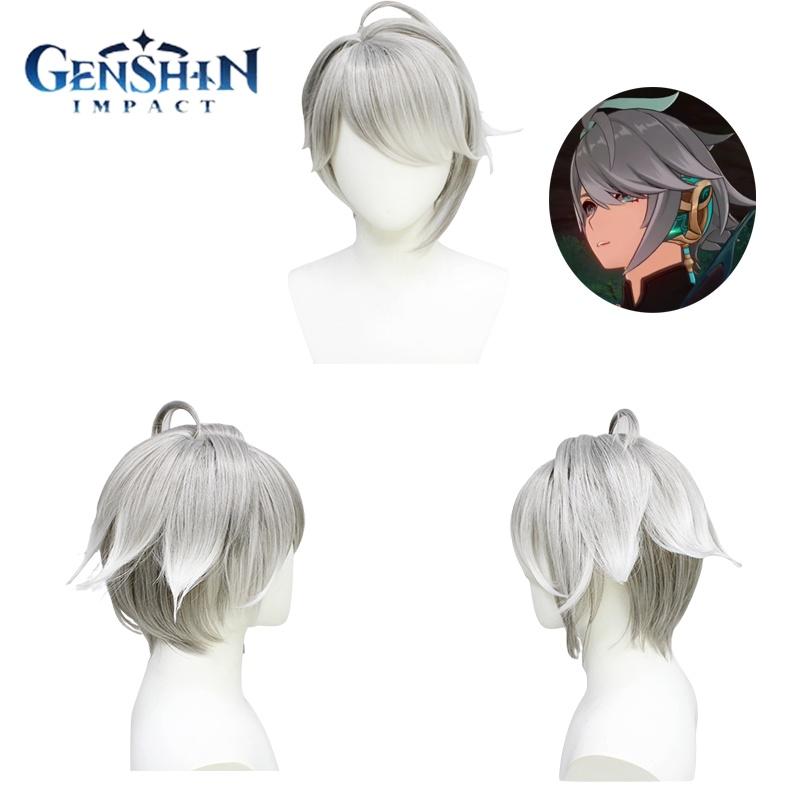 Genshin Impact Alhaitham Cosplay Wig With Realistic Details For Themed Parties