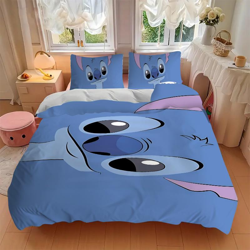 Alien Water Printed 3pcs Bedding Set Soft Microfiber 1 Duvet Cover And 2 Pillowcases Home Bedroom Decor Xmas Gift K1958