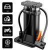 Pompe à Air à Pédale pour Vélo avec Manomètre Pompe Haute Pression Gonfleur de Pneu de Vélo Universel VTT Vélo Domestique Accessoires Gonfleur à Pédale
