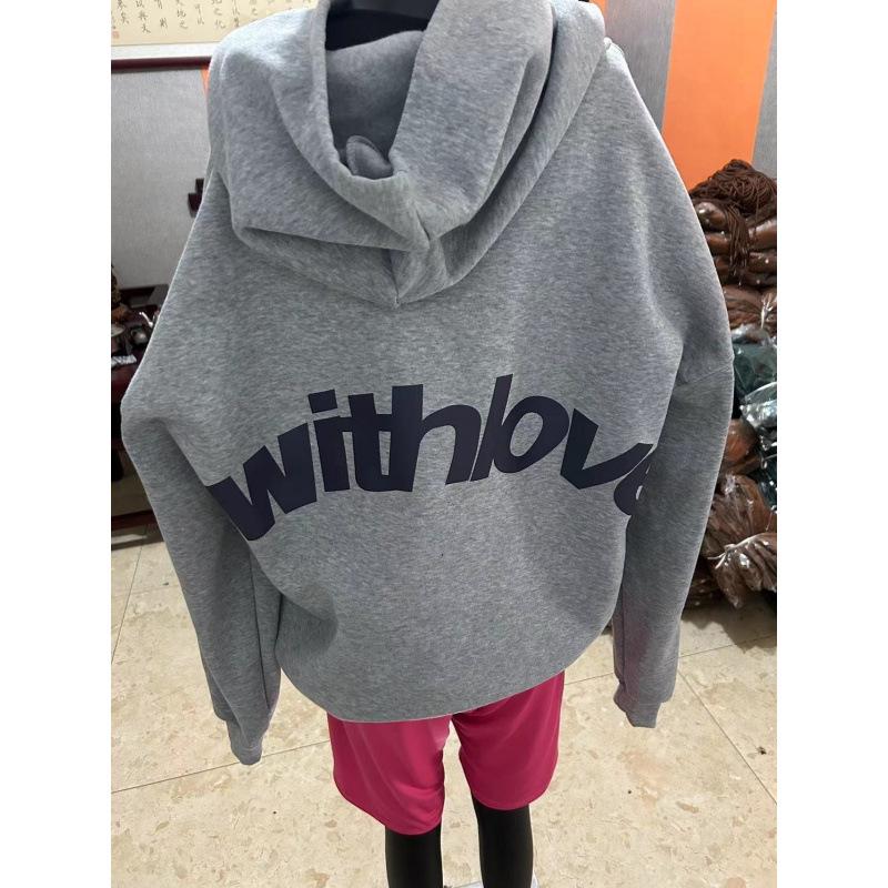 Women's Angel Print Retro Hip Hop Oversized Hoodie Jacket