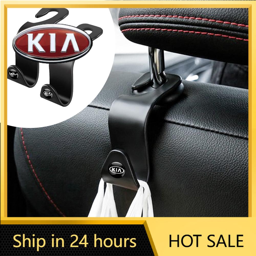 2026 Hot Car Sticker 2/4Pcs Car Seat Headrest Hook Back Seat Organizer Holder For KIA Ceed Sportage Rio K5 Soul Forte Cerato Cad