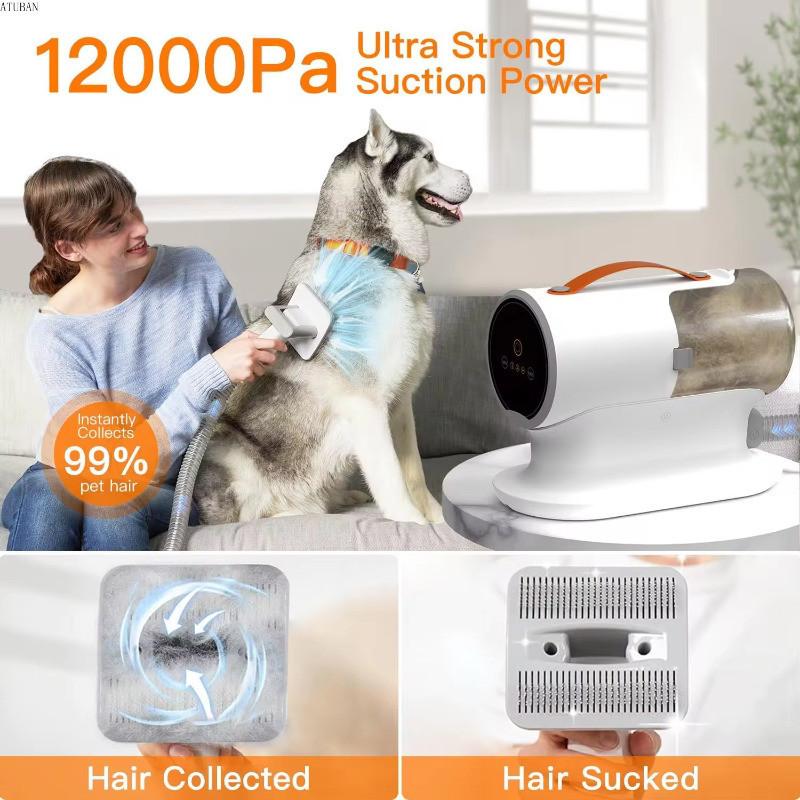 Low Noise Pet Grooming Care Machine 2L Large Capacity Pet Hair Vacuum Cleaner Professional Pet Hair Beauty Kit