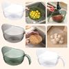 Innovative Sink Basket Easy To Clean Rice Washing Bowl PET Material Suitable for Home Cooks and Health Enthusiasts