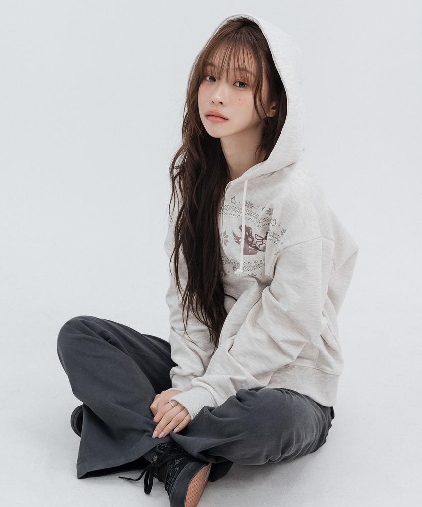 HIGH SCHOOL DISCO Two-Button Pocket Bootcut Pants_Charcoal