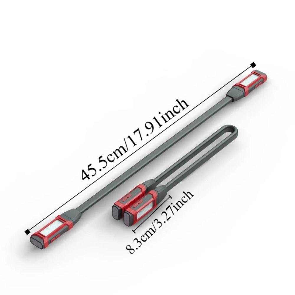 Rechargeable Battery Crochet Light Flexible Design Work Light Book Light  Car Maintenance