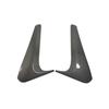 2014 2015 2016 2017 2018 ABS Chrome Shell Car Styling Rear Windows Pillar Spoilers Wings Cover Trim for Toyota Highlander Kluger