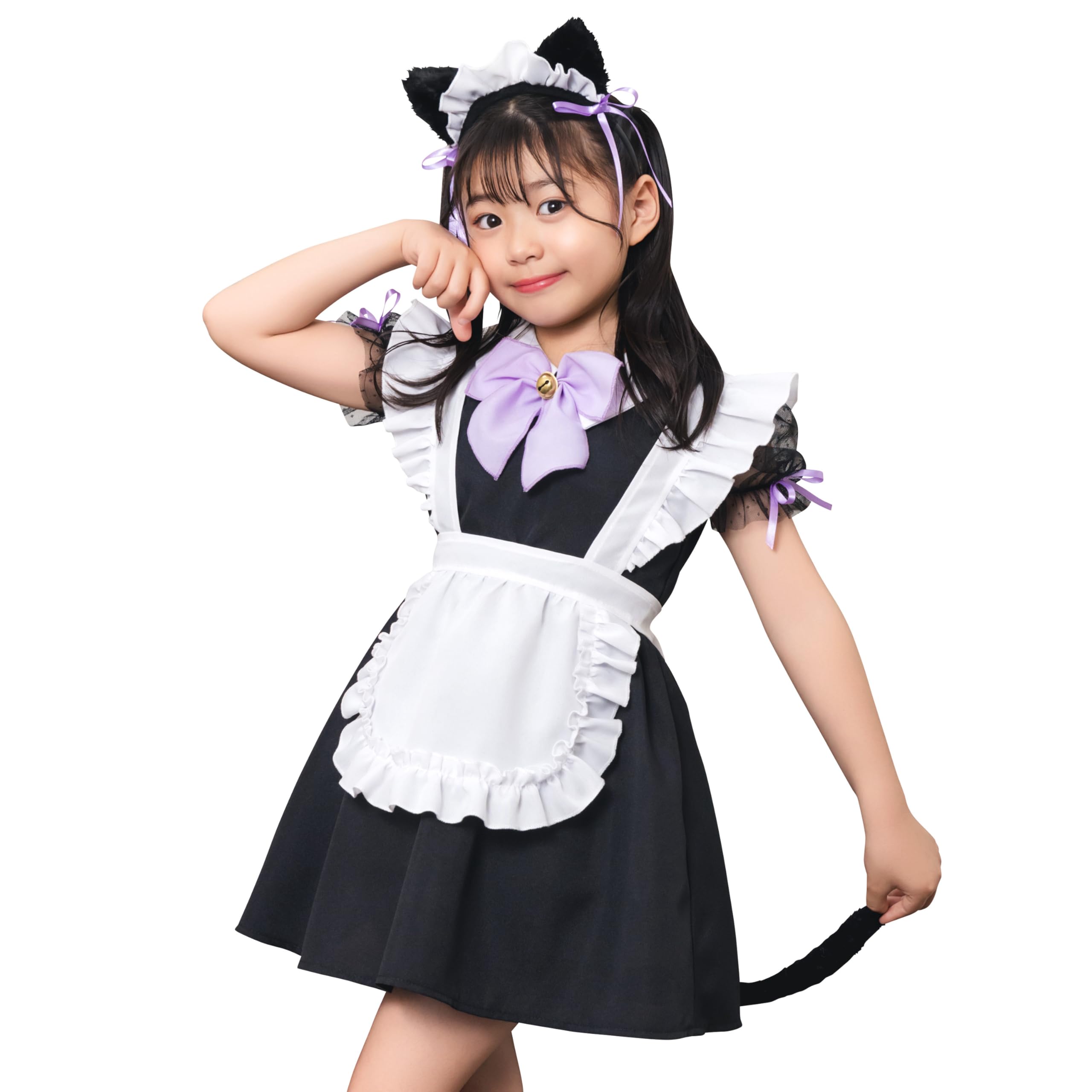 

Clearstone Cosplay Mao Maid Kids 120cm Girl Black