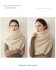 Women's 100% Cashmere Scarf - Casual, Versatile Solid Color Knit for Autumn & Winter