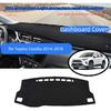 Dashboard Cover Mat for 2014-2018 Toyota Corolla Accessories Dash Cover Flannel Dash Mat Sunshade Glare UV Rays Protector