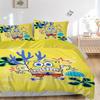 SpongeBob SquarePants Avontuur Beddengoed Set Dekbedovertrek Cadeau voor Slaapkamer, Bevat 1 Overtrek en 2 Kussenslopen, Geen VullingB644