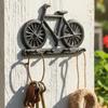 With 4 Hooks Wall Mount Key Holder Retro Tool Storage Rack Multifunctional Coat Hooks  Living Room