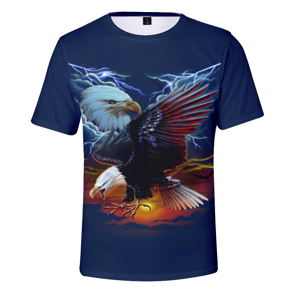 

Мужская рубашка Eagle с 3D-печатью, забавная мужская и женская уличная одежда 8XL серый