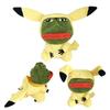 Anime New Pikachu Kawaii Stuffed Toys For Children Spoof Frog Sad