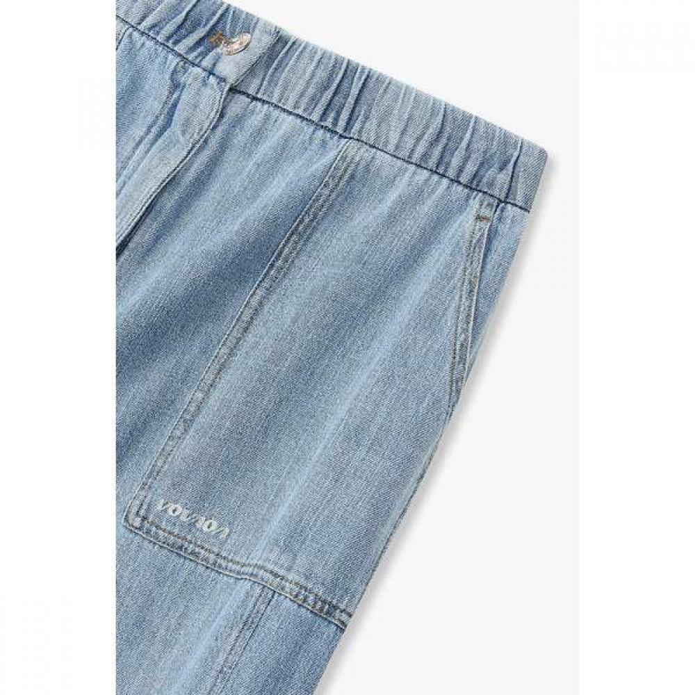 Vov Hidden String Wide Denim Pants  7156255007 