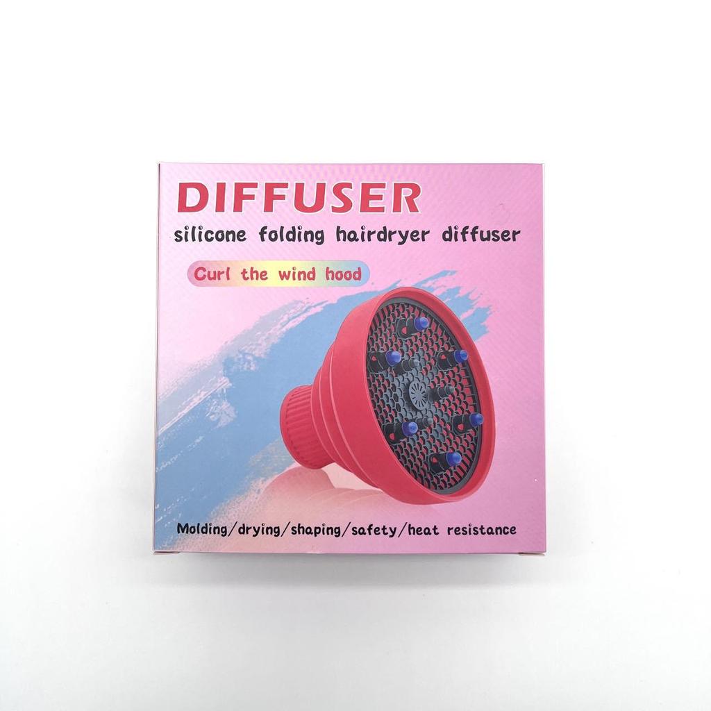 Faltbarer Silikon-Haartrockner-Diffusor: Wasserdichte, Einziehbare Locken- & Styling-Abdeckung