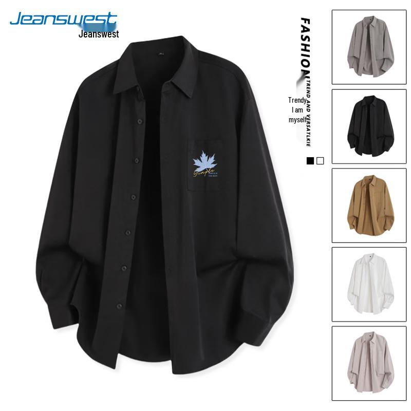 Jeanswest Men s Fashion Casual Long Sleeve Shirt L