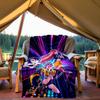 1pc KPop Demon Hunters Outdoor Blanket Lightweight Flannel, All-Season Use for Sofa, Bed, Travel, Camping, Living Room, Office, Couch058