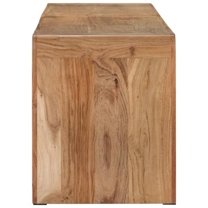Banc - VIDAXL - 160x38x45 cm - Bois d'acacia massif - Intérieur - Style rustique
