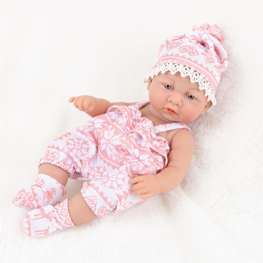 

12-дюймовая виниловая кукла-реборн - детская игрушка для комфорта, 30 см 30CM Doll (Joyful)