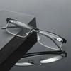 Titanium Alloy Business Reading Glasses Non Spherical 12 Layer Coated Plus Lenses Men Farsighted Eyeglasses +1.0 +2.0 +3.0 +4.0
