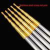 Stainless Steel Golden Sleeve Telescopic Fishing Landing Net Handle