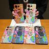 Cartoon Fire Balloon Pattern Case Xiaomi 14T 13T 11T Pro Leather Texture Silicone Cover Funda For Redmi Note 14 13 Pro 4G 5G 12 11