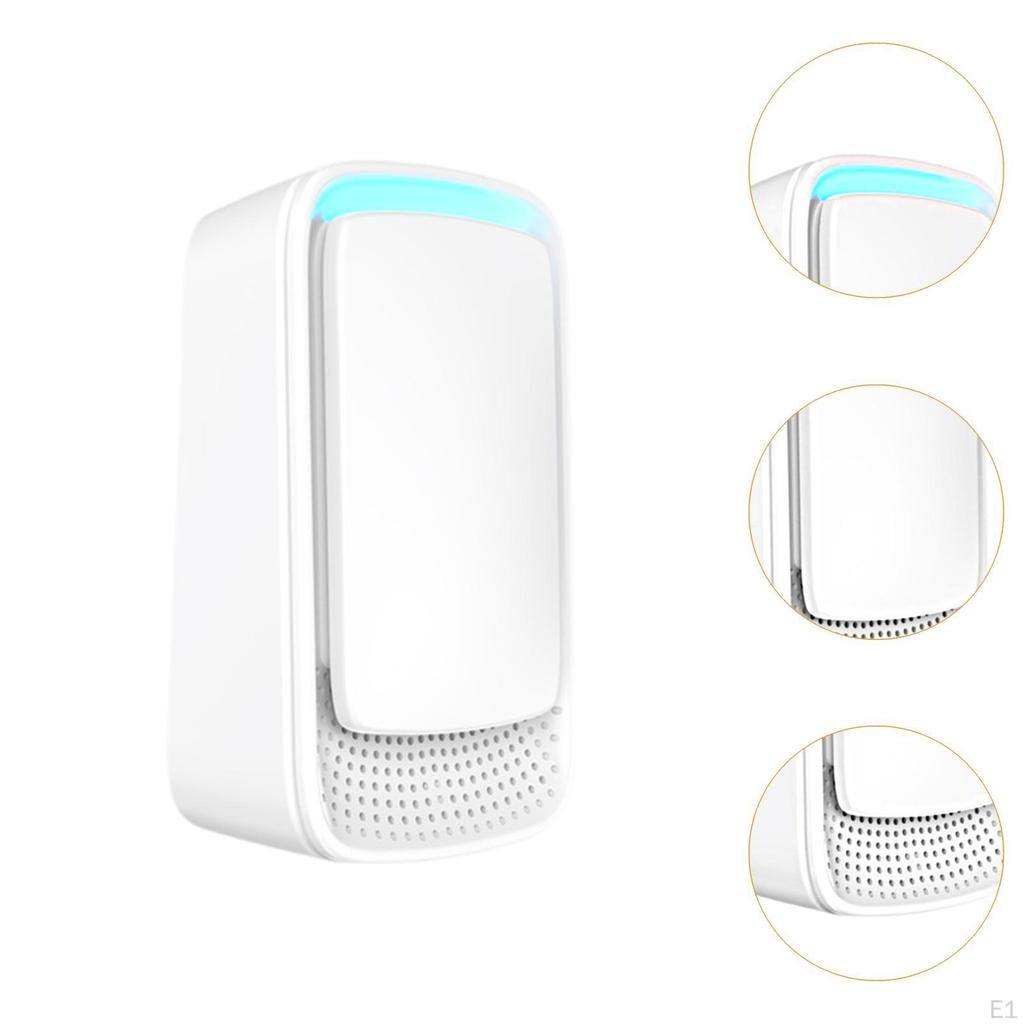 2Pcs Ion Air Purifier for Home Compact Plug In Toilet Office Smoke Smell