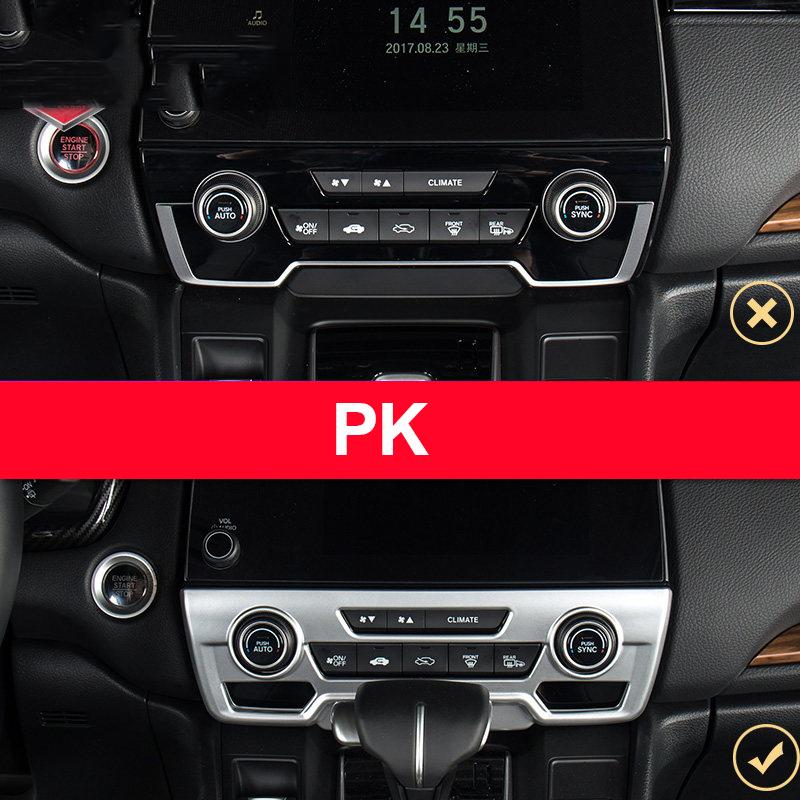 ABS Car Interior Center Console Air Condition AC Switch Button Panel Cover Trim For Honda Crv CR-V 2017 2018    2022