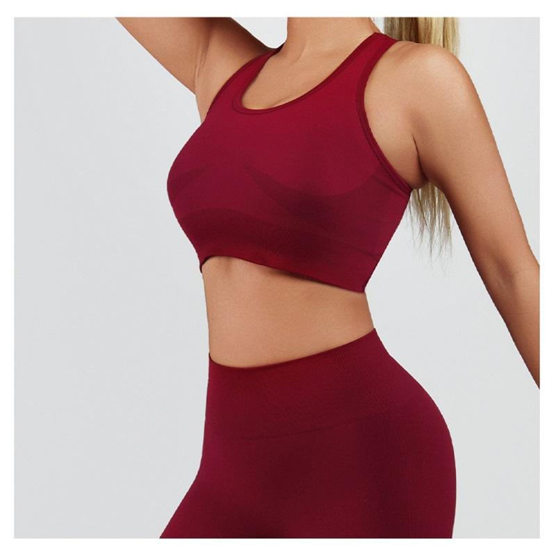 Women's Padded Yoga Tank Top: Stylish, Flattering, Back-Highlighting, Fitness, Sports Bra, Shock-Absorbing, Running Crop Top