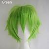 Orion Men Women Multi-Color Short Straight Hairpiece Full Wig for Anime Party Cosplay